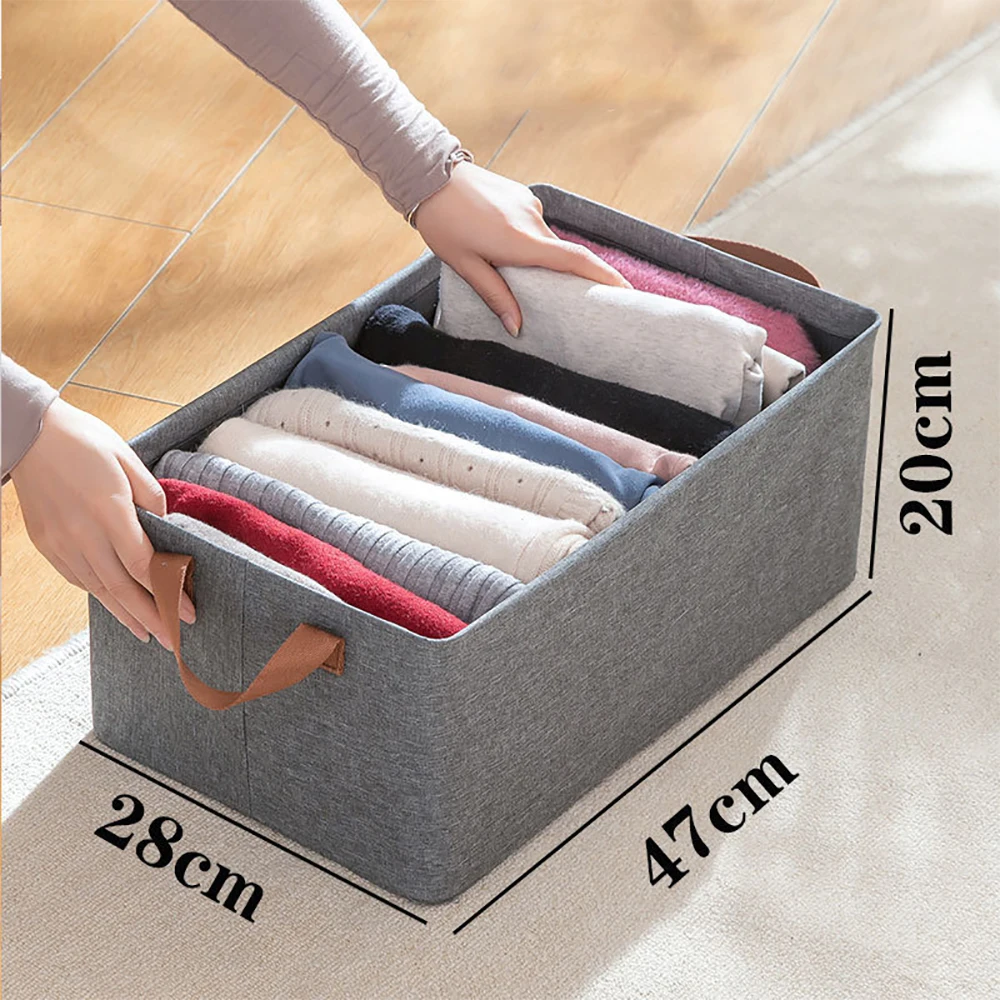 

New Clothes Organizer Trousers Clothes Jeans Storage Box Wardrobe Clothes Organizer Underwear Bra Socks Artifact Compartment Box