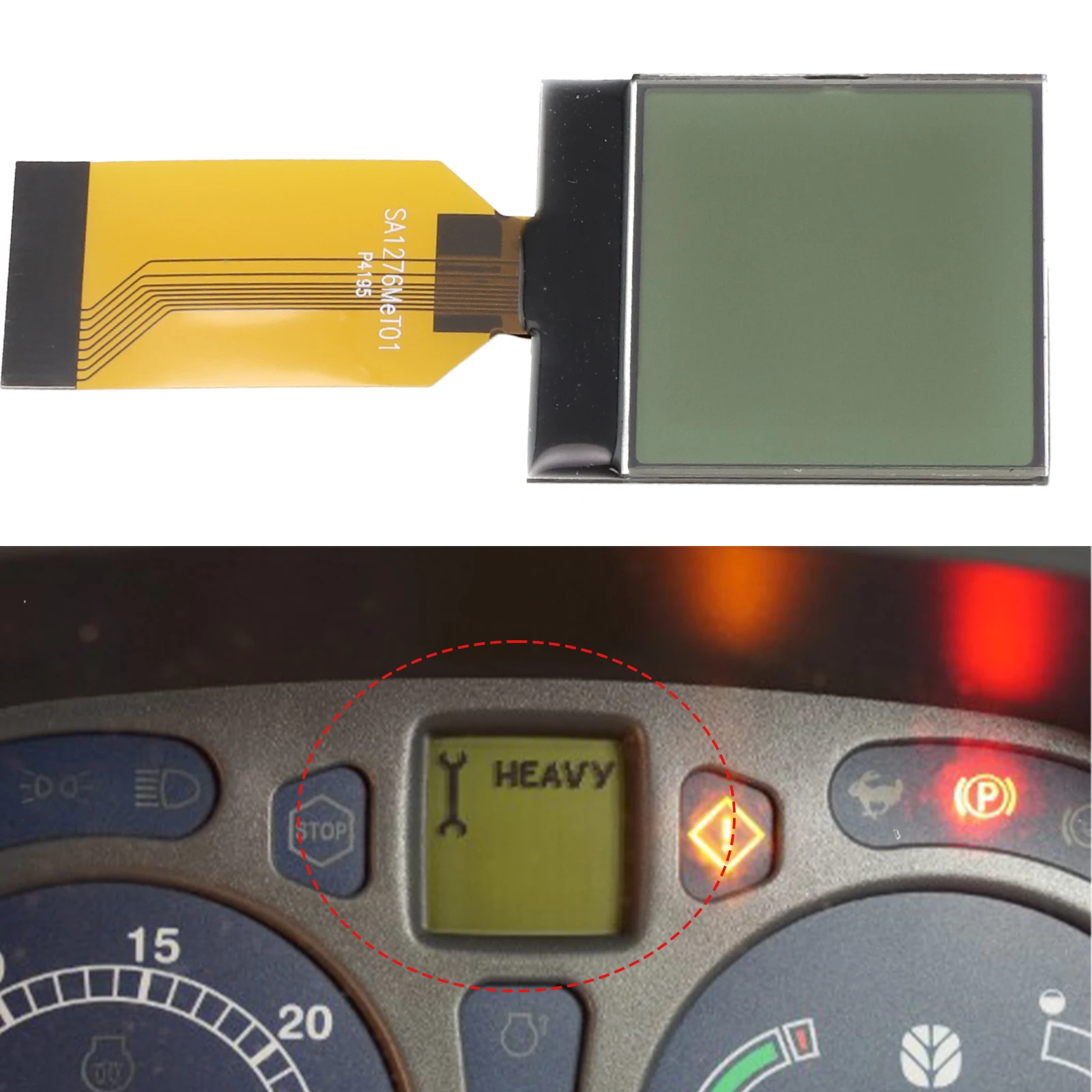 Instrument Cluster Central Display LCD Display 47125844 Fits For New Holland Tractor T/TS/TLA 2004-2008
Instrument Cluster Central Display LCD Display 47125844 Fits For New Holland Tractor T/TS/TLA 2004-2008