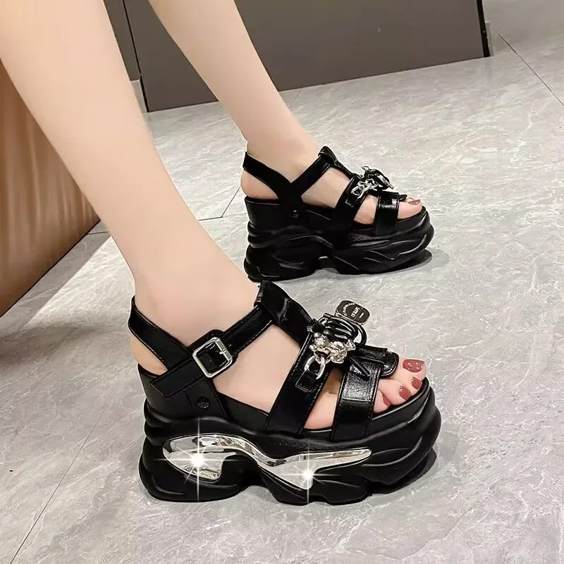 

Women's Shoes Hot Sale Buckle Strap Women's Sandals Fashion Shallow Mouth Daily Sandals Women New Peep Toe Wedge Sandals zapatos