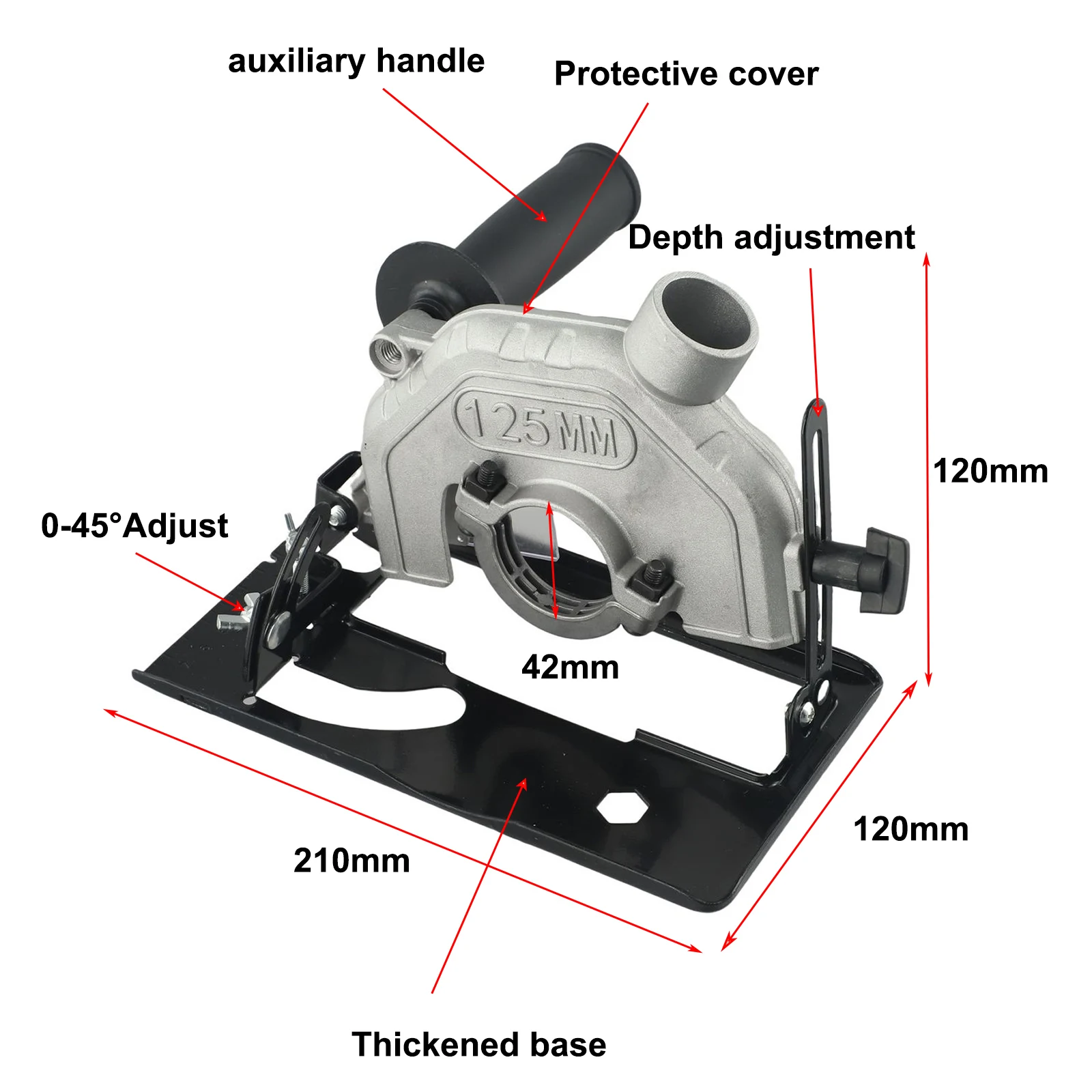 Adjustable Angle Grinder Converter Refit Base Bracket for Electric Chain Saw Circular Saw Woodworking Table Tool
Adjustable Angle Grinder Converter Refit Base Bracket for Electric Chain Saw Circular Saw Woodworking Table Tool