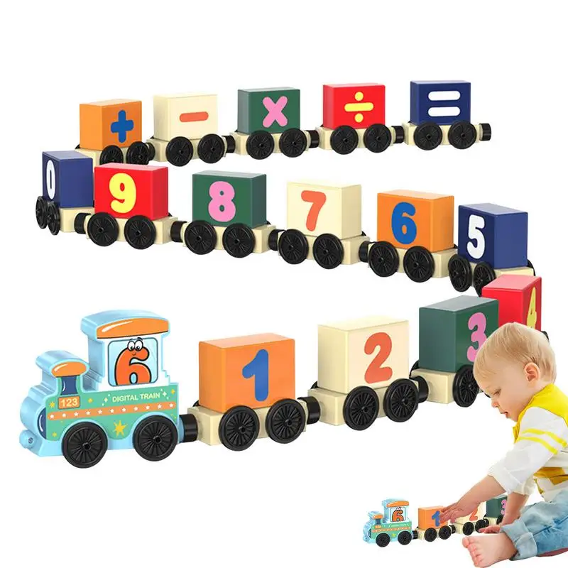

Magnetic Alphabet Train Set 16PCS Alphabet Magnetic Train Toy Educational Children Toys For Kindergarten Cute Learning Toy For