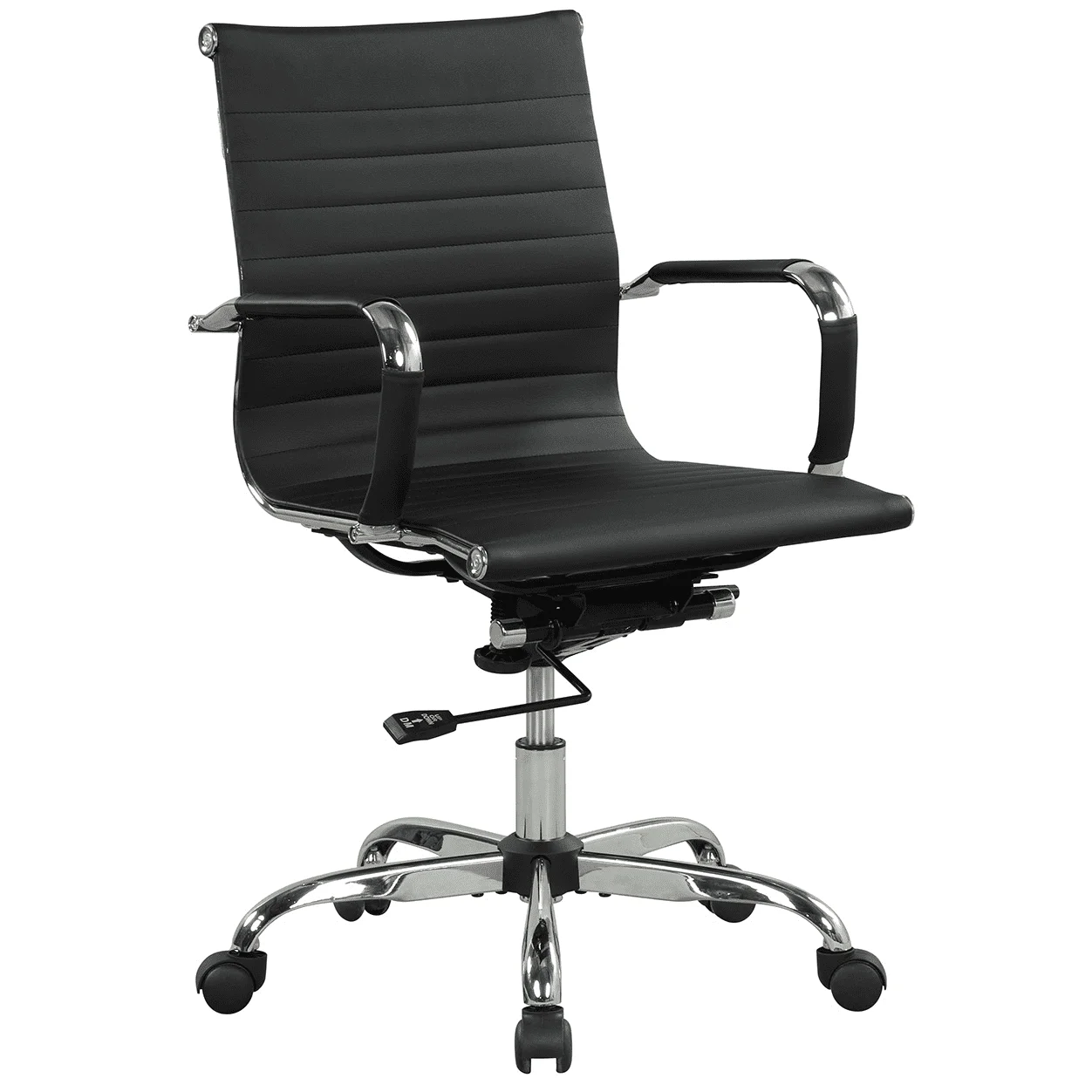 37.5 in Manager's Chair with Adjustable Height & Swivel, 250 lb. Capacity, Black
37.5 in Manager's Chair with Adjustable Height & Swivel, 250 lb. Capacity, Black