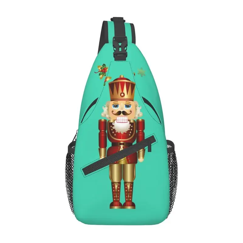 Nutcracker Soldier King Sling Bag for Cycling Camping Cartoon Christmas Nutcrackers Crossbody Chest Backpack Shoulder Daypack
Nutcracker Soldier King Sling Bag for Cycling Camping Cartoon Christmas Nutcrackers Crossbody Chest Backpack Shoulder Daypack