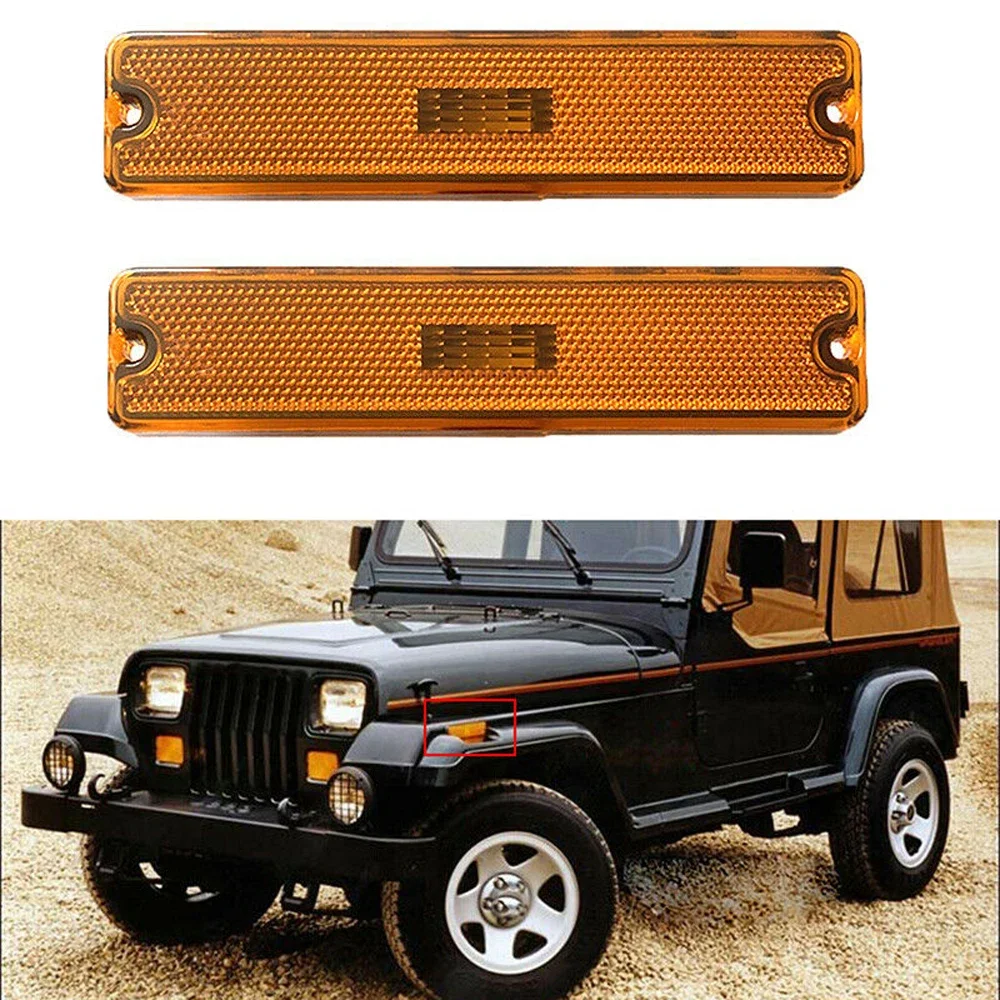 For Wrangler YJ 1987-1995 Side Marker Lamps Amber Pair Left And Right OEM 2024 Hot Sale Brand New And High Quality
For Wrangler YJ 1987-1995 Side Marker Lamps Amber Pair Left And Right OEM 2024 Hot Sale Brand New And High Quality