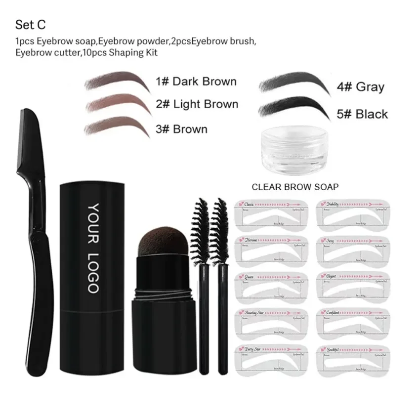 Private Label 5colors Eyebrow Powder Set Long Lasting Waterproof Clinking Brow Easy Colouring No Smudge Bulk Makeup Custom
Private Label 5colors Eyebrow Powder Set Long Lasting Waterproof Clinking Brow Easy Colouring No Smudge Bulk Makeup Custom