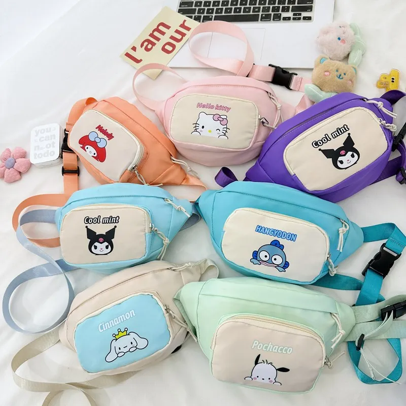 New Sanrio Hello Kitty Crossbody Bag Kawaii Anime Kuromi My Melody Cartoon Children Waist Pack Portable Shoulder Bag Kid Gift
New Sanrio Hello Kitty Crossbody Bag Kawaii Anime Kuromi My Melody Cartoon Children Waist Pack Portable Shoulder Bag Kid Gift