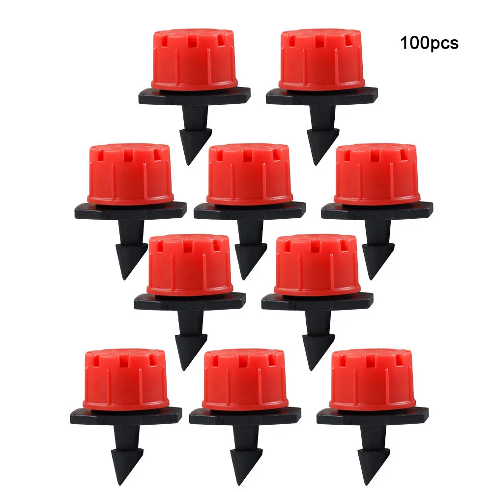 100PCS Adjustable Irrigation Drippers Sprinklers Emitter Dripper Micro Drip Irrigation Sprinklers 8 Anti-Clogging Hole
100PCS Adjustable Irrigation Drippers Sprinklers Emitter Dripper Micro Drip Irrigation Sprinklers 8 Anti-Clogging Hole