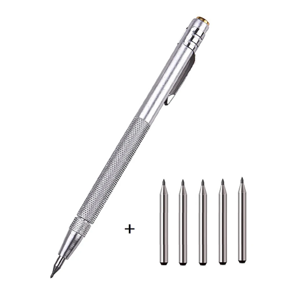 High Quality Durable Scriber Pen Silver Stainless Steel Replacement Carbide Tip Scriber Pen Tungsten Carbide Ceramic
High Quality Durable Scriber Pen Silver Stainless Steel Replacement Carbide Tip Scriber Pen Tungsten Carbide Ceramic