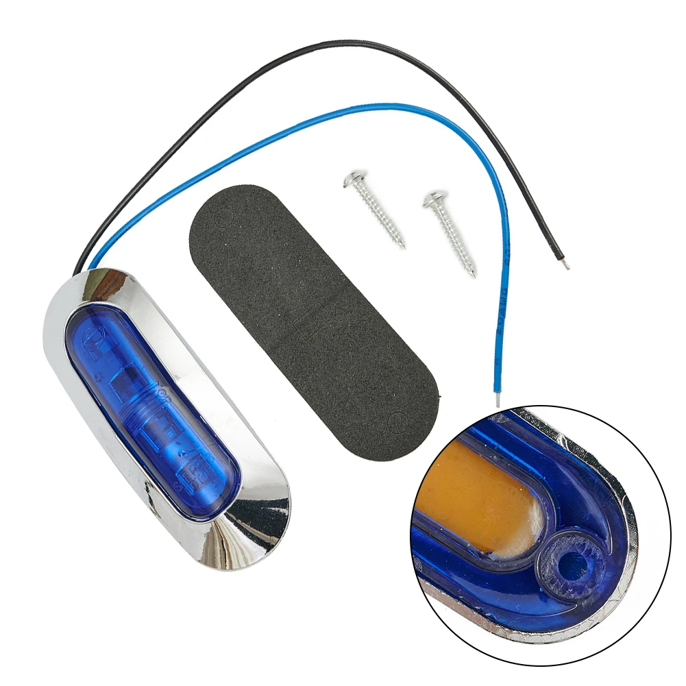 Blue 4 LED Clearance Side Marker Truck Trailer Van Lights 12-24V Waterproof Lamp For Cars SUV Vans Lorry Rvs Bus Boat
Blue 4 LED Clearance Side Marker Truck Trailer Van Lights 12-24V Waterproof Lamp For Cars SUV Vans Lorry Rvs Bus Boat