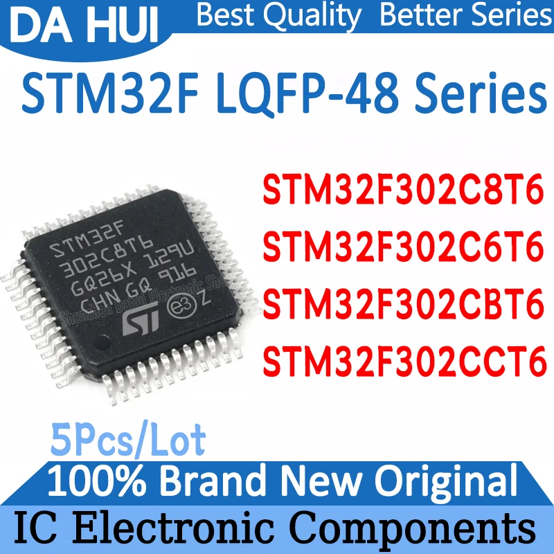 5Pcs STM32F302C8T6 STM32F302C6T6 STM32F302CBT6 STM32F302CCT6 STM32F302C8 STM32F302C6 STM32F302CB STM32F302CC IC MCU Chip LQFP-48
5Pcs STM32F302C8T6 STM32F302C6T6 STM32F302CBT6 STM32F302CCT6 STM32F302C8 STM32F302C6 STM32F302CB STM32F302CC IC MCU Chip LQFP-48