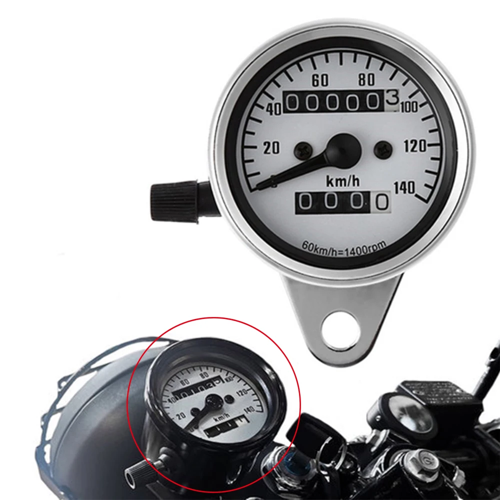 Universal 12V Motorcycle Odometer Speedometer Tachometer Motorbike Refit Vintage Instrument Scooter Motor Retro Black Meter
Universal 12V Motorcycle Odometer Speedometer Tachometer Motorbike Refit Vintage Instrument Scooter Motor Retro Black Meter