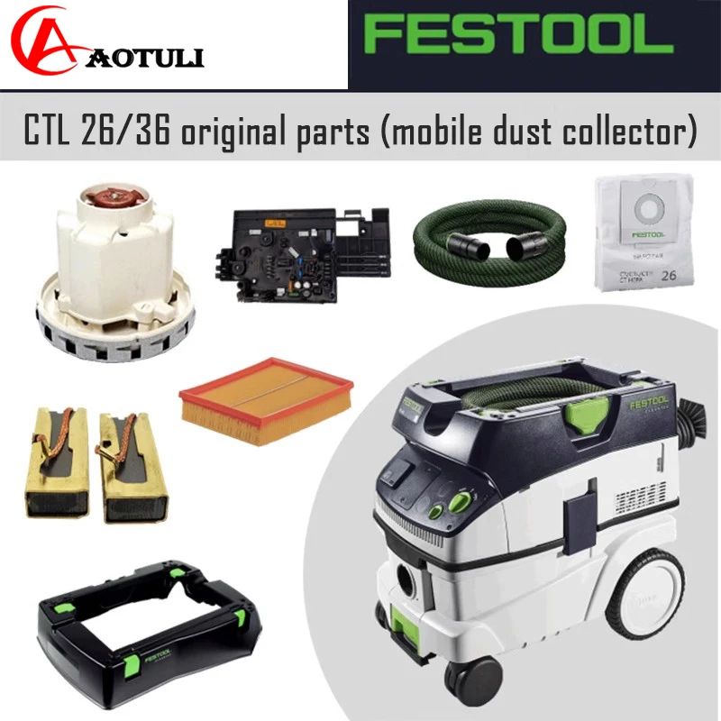 

Оригинальные аксессуары для пылесоса FESTOOL CTL 26/36 E, пылесос с фильтрующим элементом, шланг с соединительной муфтой и т. Д.