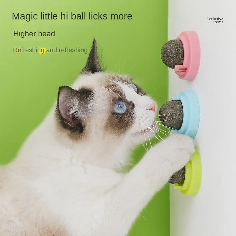Cat Toys,Catnip Balls for Cats Wall 4 Pcs,Interactive Toy Edible Kitty Lick Toys for Cat Lick Teeth Cleaning Dental Cat Ball Toy
Cat Toys,Catnip Balls for Cats Wall 4 Pcs,Interactive Toy Edible Kitty Lick Toys for Cat Lick Teeth Cleaning Dental Cat Ball Toy