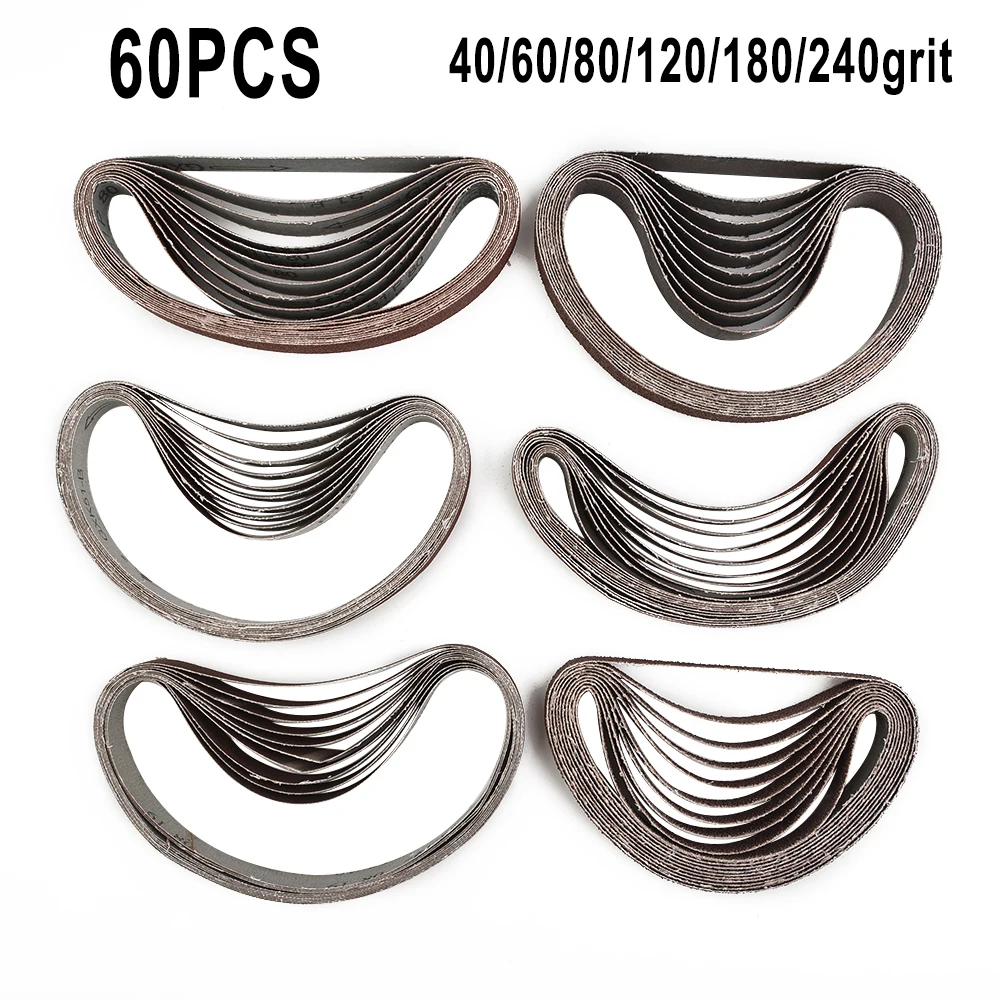 60pcs Set 13x457mm Sanding Belt Power Tool And Air Tool Accessories 40/60/80/120/180/240 Grit For Polishing Grinding
60pcs Set 13x457mm Sanding Belt Power Tool And Air Tool Accessories 40/60/80/120/180/240 Grit For Polishing Grinding