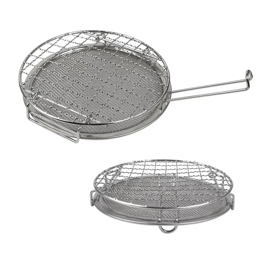 

Steel Tool Rack Foldable Camping Picnic For Portable Outdoor Mini Bbq Roaster Multifunctional Stainless Mesh