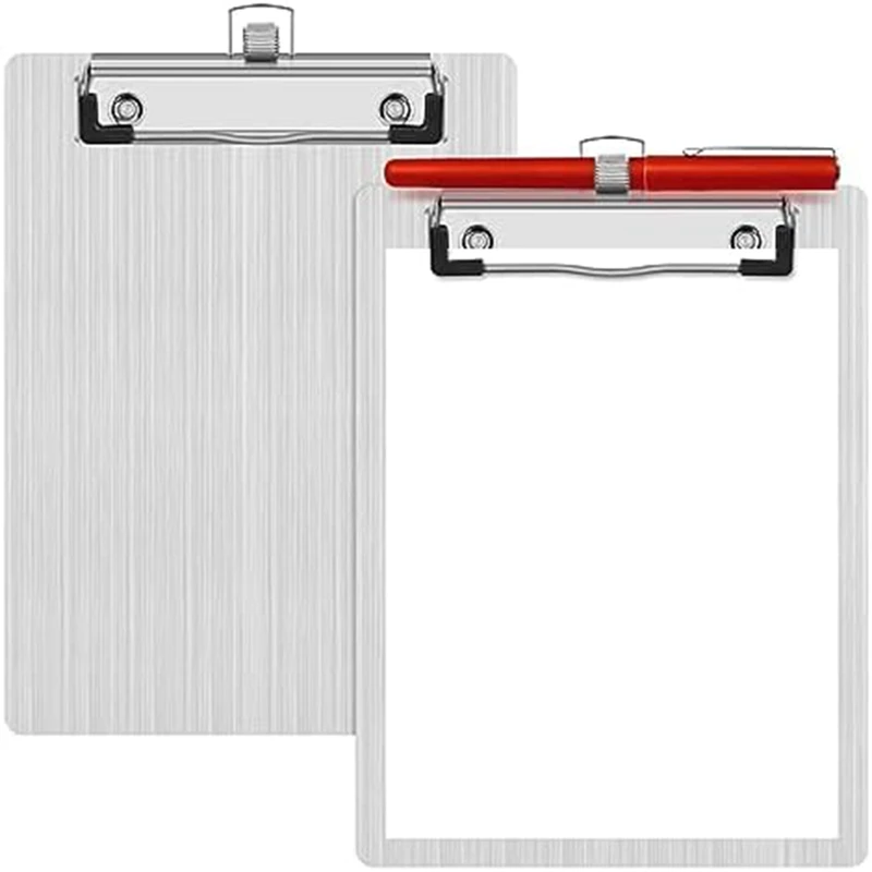 Metal Aluminum Clipboard With Pen Holder Mini Aluminum Pocket Clipboard A5 Clipboard For Office School
Metal Aluminum Clipboard With Pen Holder Mini Aluminum Pocket Clipboard A5 Clipboard For Office School