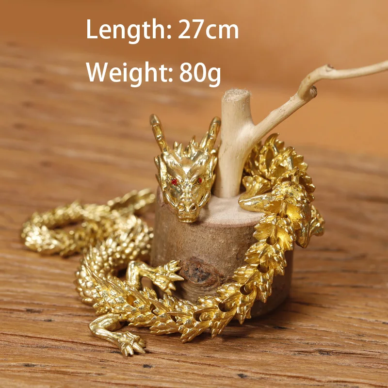 Pure Brass Dragon Attracting Wealth Desktop Decoration, Hand Wrapped Double Dragons Pearl Playing Decorations, Bookcase Crafts
Pure Brass Dragon Attracting Wealth Desktop Decoration, Hand Wrapped Double Dragons Pearl Playing Decorations, Bookcase Crafts