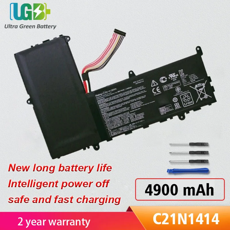 UGB Новый C21N1414 Аккумулятор для ноутбука ASUS EeeBook X205T X205TA X205TA-BING-FD015B 11,6"
UGB Новый C21N1414 Аккумулятор для ноутбука ASUS EeeBook X205T X205TA X205TA-BING-FD015B 11,6"