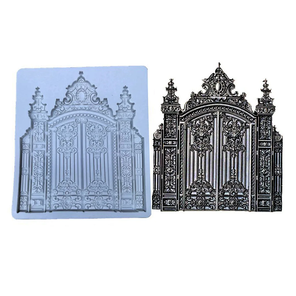 Castle Gate Silicone Fondant Mould Chocolate Cake Topper Sugarcraft Decoration Baking Mold DIY Fence Edge
Castle Gate Silicone Fondant Mould Chocolate Cake Topper Sugarcraft Decoration Baking Mold DIY Fence Edge