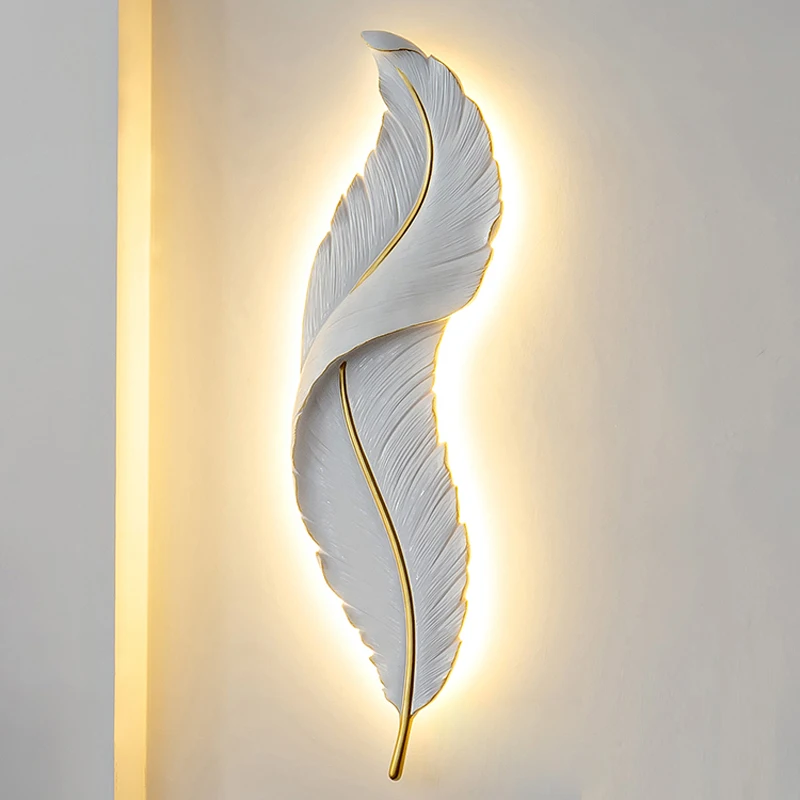 interior wall lamp nordic decoration modern luxury lamp bedroom LED feather wall lamp bedside living room wall décoration home
interior wall lamp nordic decoration modern luxury lamp bedroom LED feather wall lamp bedside living room wall décoration home