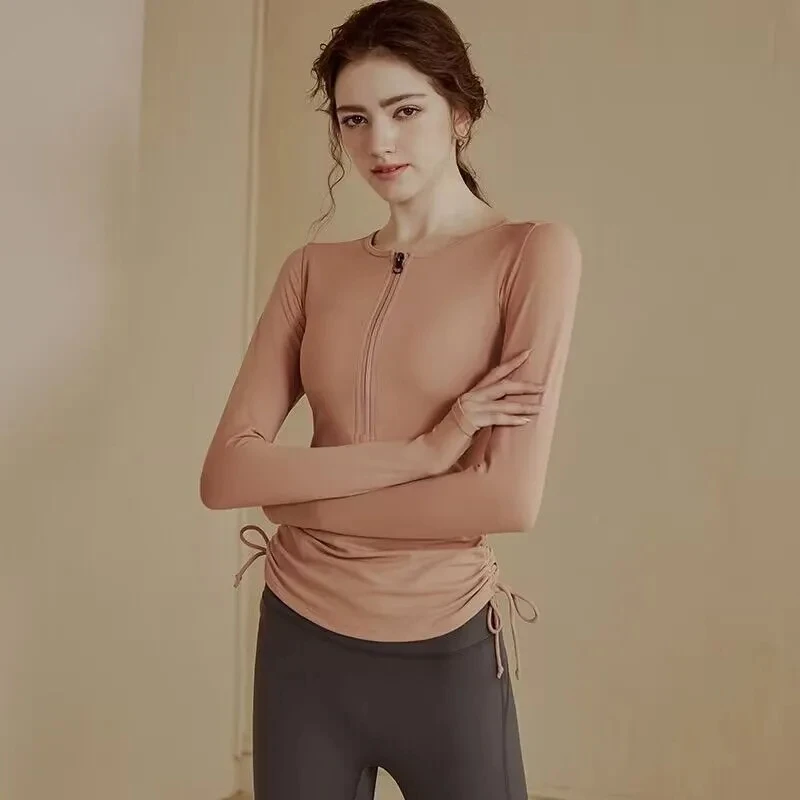 Gym Set Clothing For Women Solid Casual Shirt Pullover Zipper Slim Top Sexy Blouse Yoga Sportswear Breathable Quick-drying
Gym Set Clothing For Women Solid Casual Shirt Pullover Zipper Slim Top Sexy Blouse Yoga Sportswear Breathable Quick-drying
