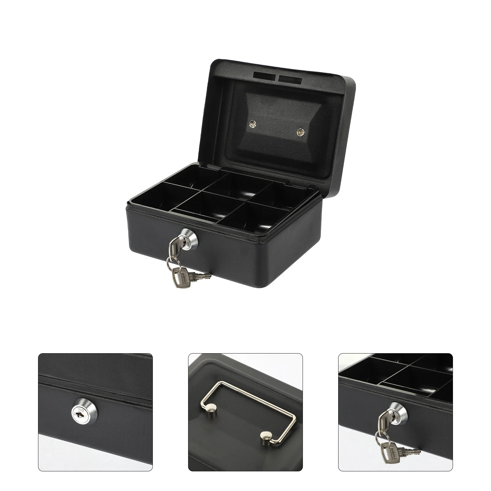 Storage Box with Lock Iron Container Coin Tray Security Cabinet Desktop Small Holder Key Case
Storage Box with Lock Iron Container Coin Tray Security Cabinet Desktop Small Holder Key Case