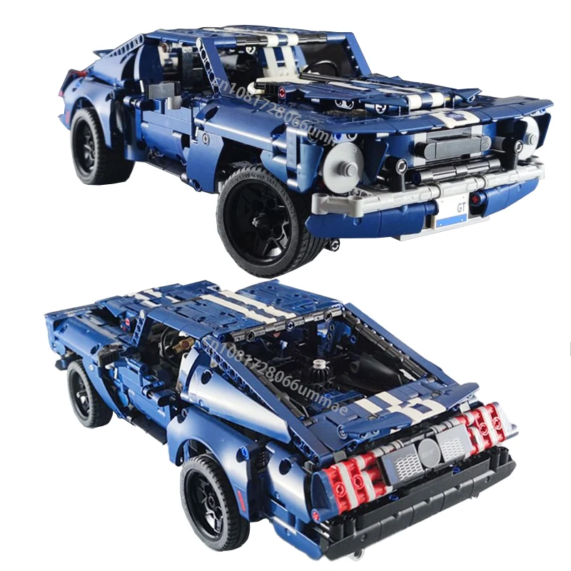 

Technical Mustang GT Sport Car Building Block Super Speed Vehicle Model Brick Compatible 42154 10265 Children Toy Birthday Gift