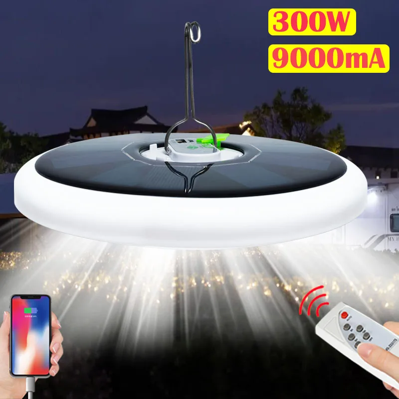 9000mAh 72 LED Camping Lamp Solar Charging Lantern Portable Emergency Night Market Light Outdoor Bulb Lamp Tent lights Lighting
9000mAh 72 LED Camping Lamp Solar Charging Lantern Portable Emergency Night Market Light Outdoor Bulb Lamp Tent lights Lighting