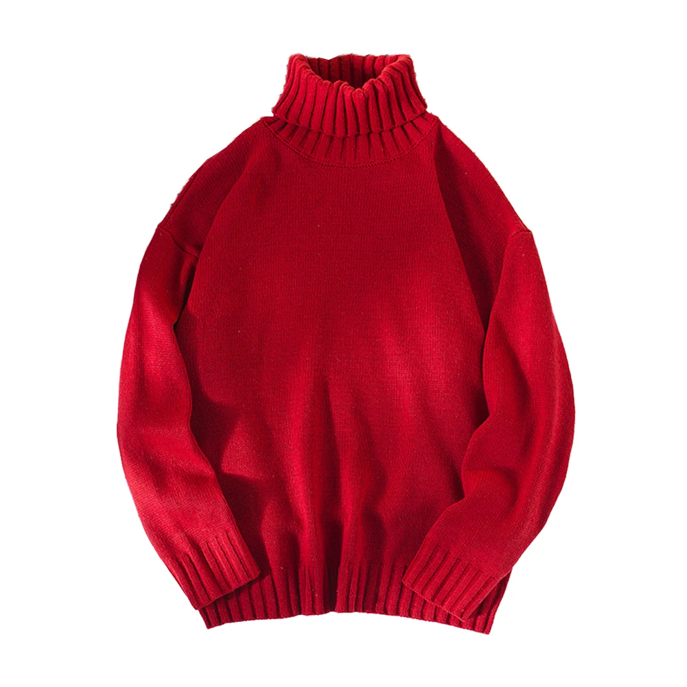 Casual Men Winter Warm Knit Turtleneck Sweater Solid Color Long Sleeve Baggy Jumper Knitwear Pullovers Sweaters Clothing
Casual Men Winter Warm Knit Turtleneck Sweater Solid Color Long Sleeve Baggy Jumper Knitwear Pullovers Sweaters Clothing