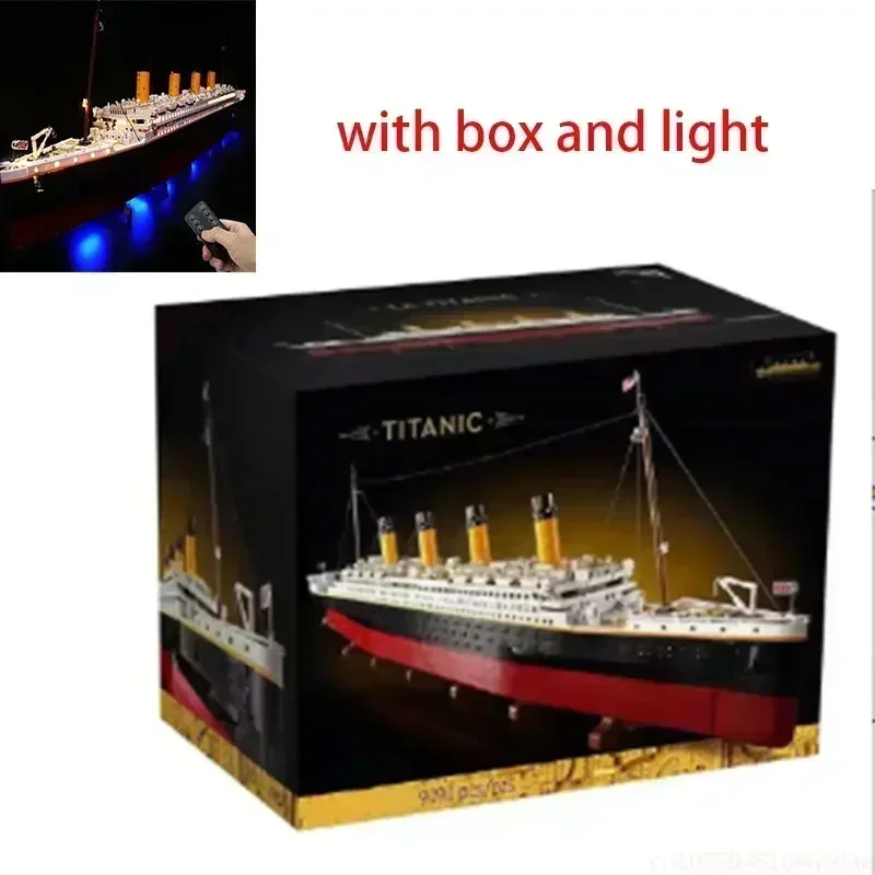 New 9090Pcs Movie Titanic Large Cruise Boat Ship Model Building Blocks Bricks Diy Toys Children Boys Gift Compatible with 10294
New 9090Pcs Movie Titanic Large Cruise Boat Ship Model Building Blocks Bricks Diy Toys Children Boys Gift Compatible with 10294