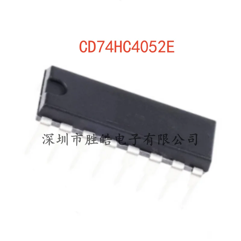 (10PCS) NEW CD74HC4052E 74HC4052E Single-Channel Analog Multiplexer Chip Straight In DIP-16 Integrated Circuit
(10PCS) NEW CD74HC4052E 74HC4052E Single-Channel Analog Multiplexer Chip Straight In DIP-16 Integrated Circuit