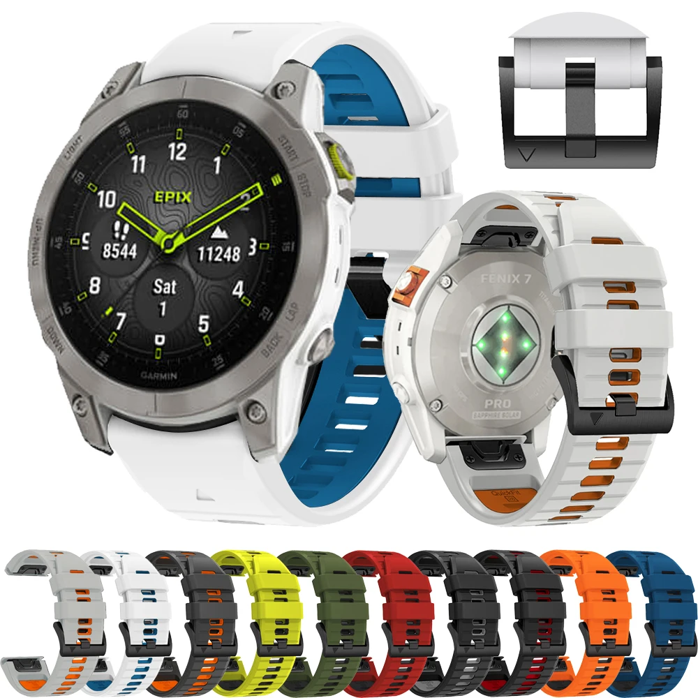 Ремешок силиконовый QuickFit для Garmin Epix Pro Gen 2 51 мм 47 мм, браслет Fenix 7X 7 Pro 6X 6 Pro 5 5X Plus 26/22 мм
Ремешок силиконовый QuickFit для Garmin Epix Pro Gen 2 51 мм 47 мм, браслет Fenix 7X 7 Pro 6X 6 Pro 5 5X Plus 26/22 мм
