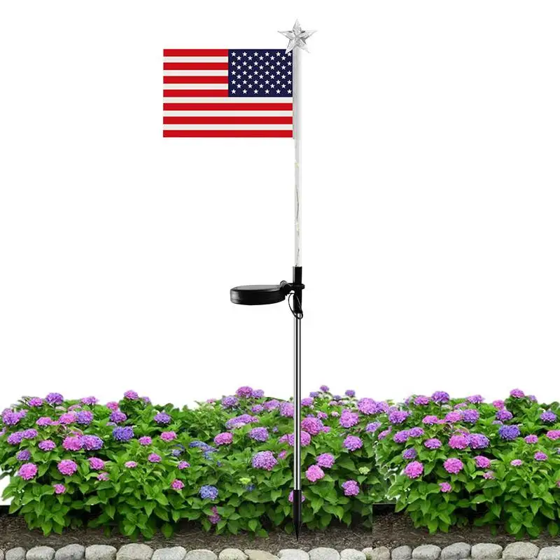 American Flag Solar Garden Stake Lights Led Solar Flag Stake Lamp Plug-in Memorial Day Waterproof Light Decor Led Solar
American Flag Solar Garden Stake Lights Led Solar Flag Stake Lamp Plug-in Memorial Day Waterproof Light Decor Led Solar