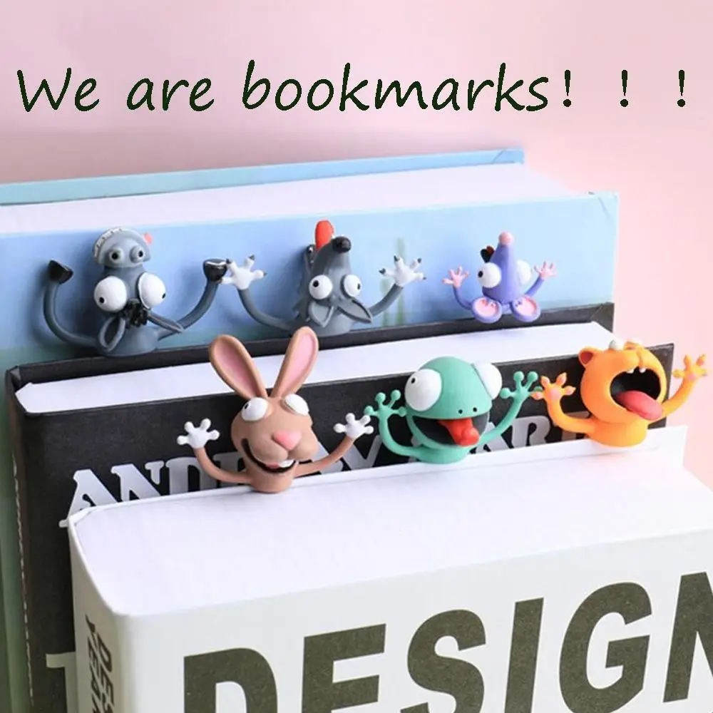 3D Stereo Bookmarks Funny Cartoon Animal Style Book Markers PVC Creative Stationery Children Gift Student School Supplies
3D Stereo Bookmarks Funny Cartoon Animal Style Book Markers PVC Creative Stationery Children Gift Student School Supplies