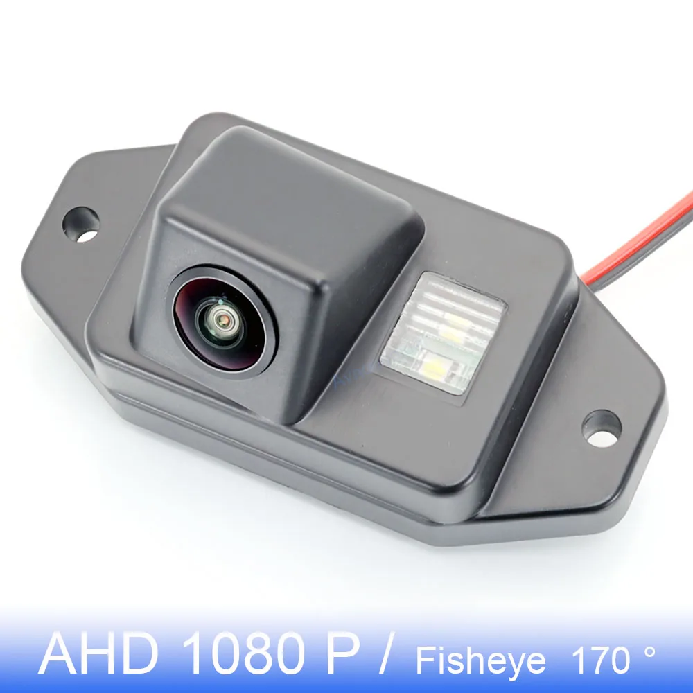 

AHD 1080P 170° FishEye Vehicle Rear View Camera For Toyota Prado Land Cruiser 120 (2002-2009) ( Spare Wheel On Door ) Car HD