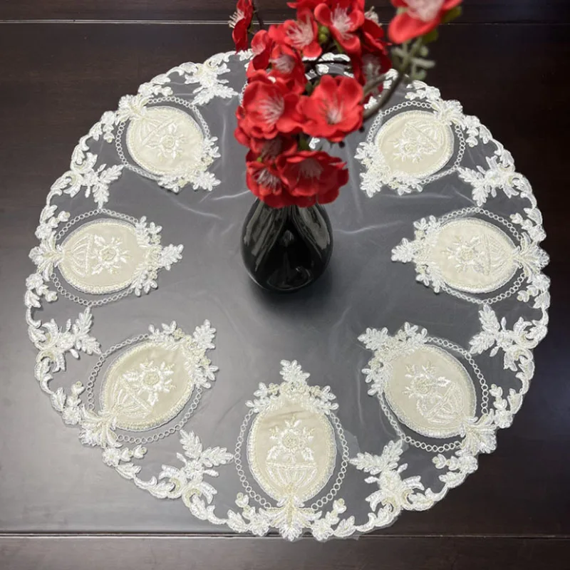 TOP mesh round Christmas flower Embroidery table cloth cover wedding party tablecloth kitchen Table decoration and accessories
TOP mesh round Christmas flower Embroidery table cloth cover wedding party tablecloth kitchen Table decoration and accessories
