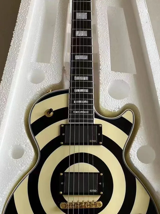 Customized electric guitar, classic black and yellow, in stock, fast free shipping
Customized electric guitar, classic black and yellow, in stock, fast free shipping