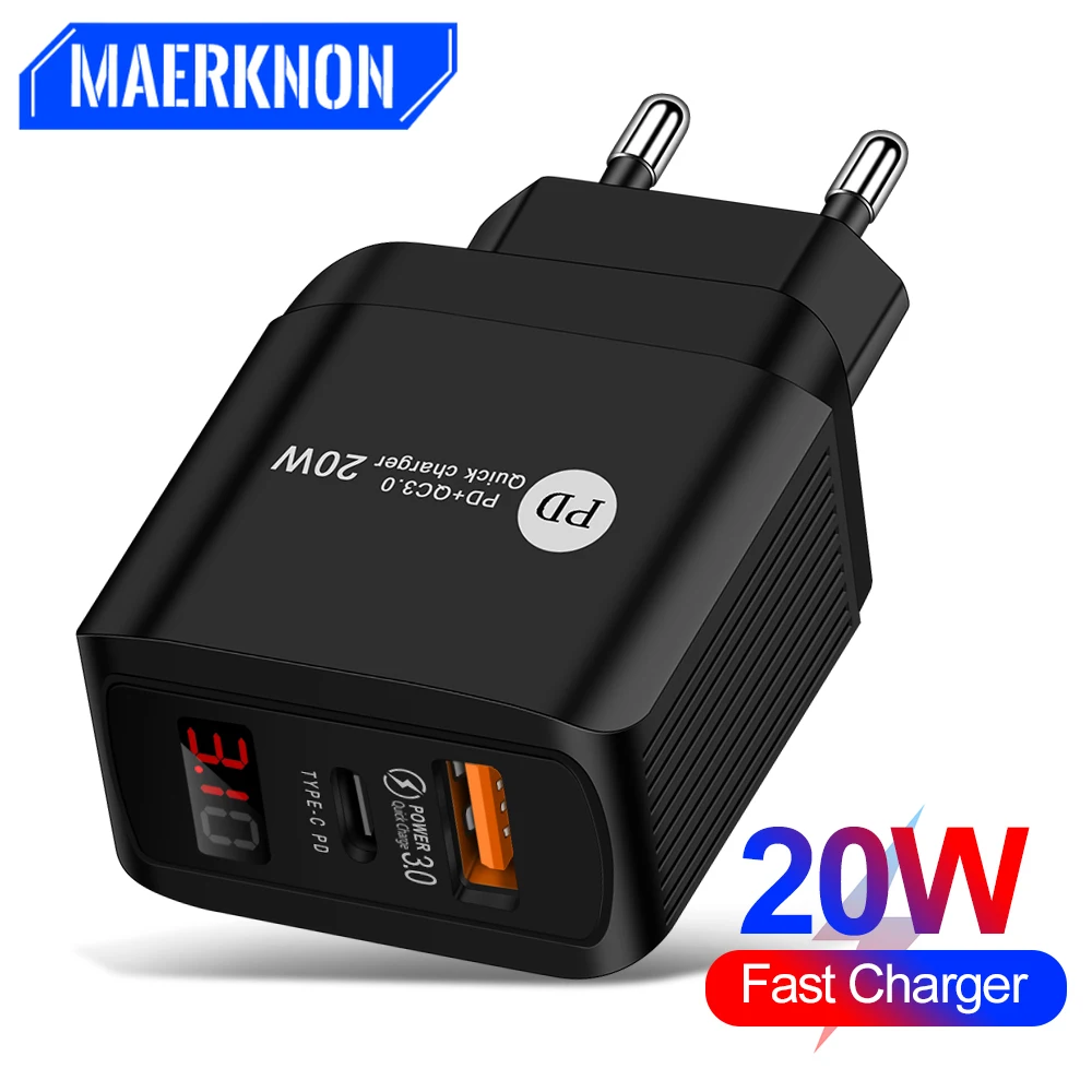 Quick Charge PD 20W USB Charger Universal USB-C Fast Charging Type C Adapter For iPhone12 Pro Max iPAD Xiaomi Samsung PD Charger
Quick Charge PD 20W USB Charger Universal USB-C Fast Charging Type C Adapter For iPhone12 Pro Max iPAD Xiaomi Samsung PD Charger