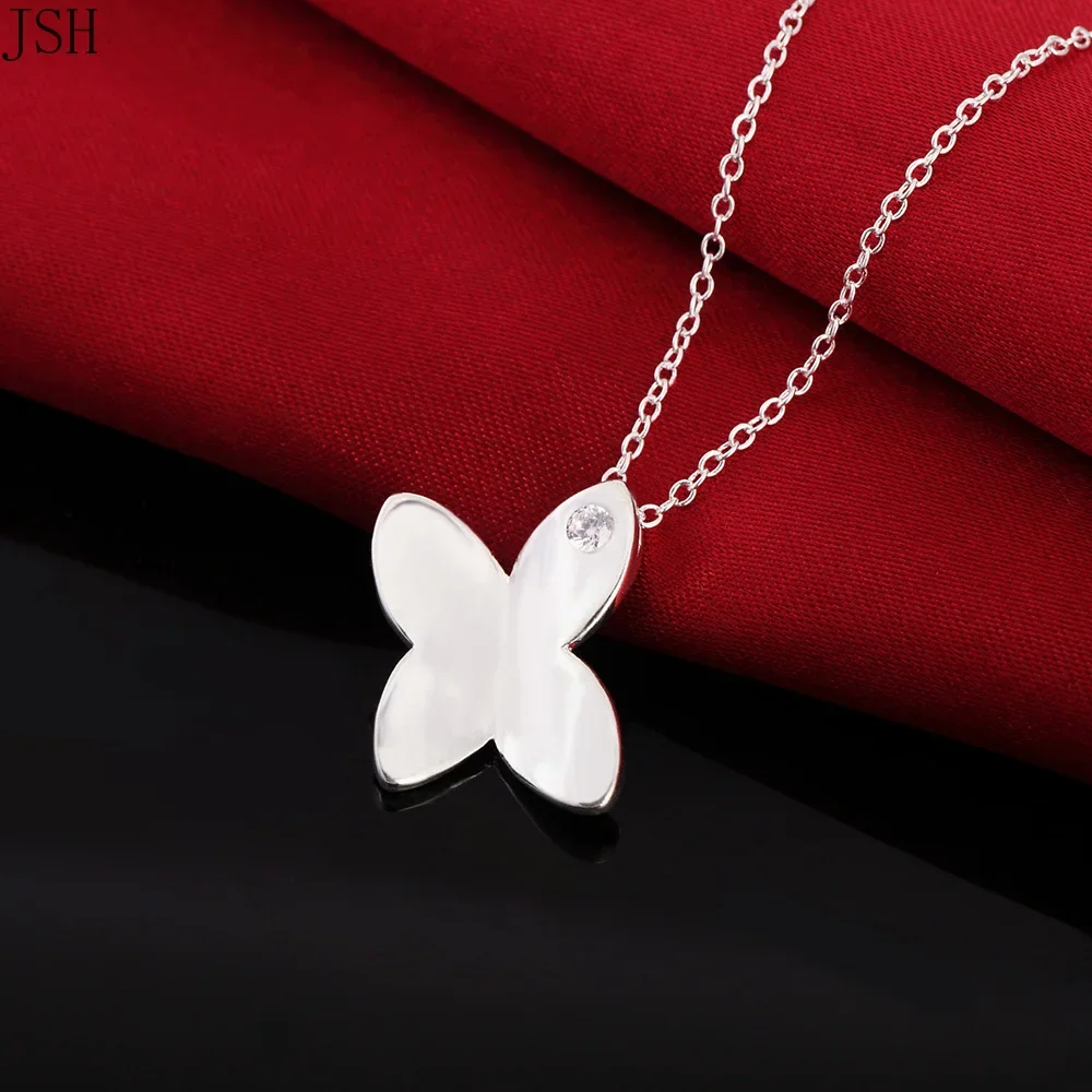 Charms Wedding 925 Sterling Silver Women Necklace Crystal Butterfly Jewelry Fashion Cute New Lady
Charms Wedding 925 Sterling Silver Women Necklace Crystal Butterfly Jewelry Fashion Cute New Lady