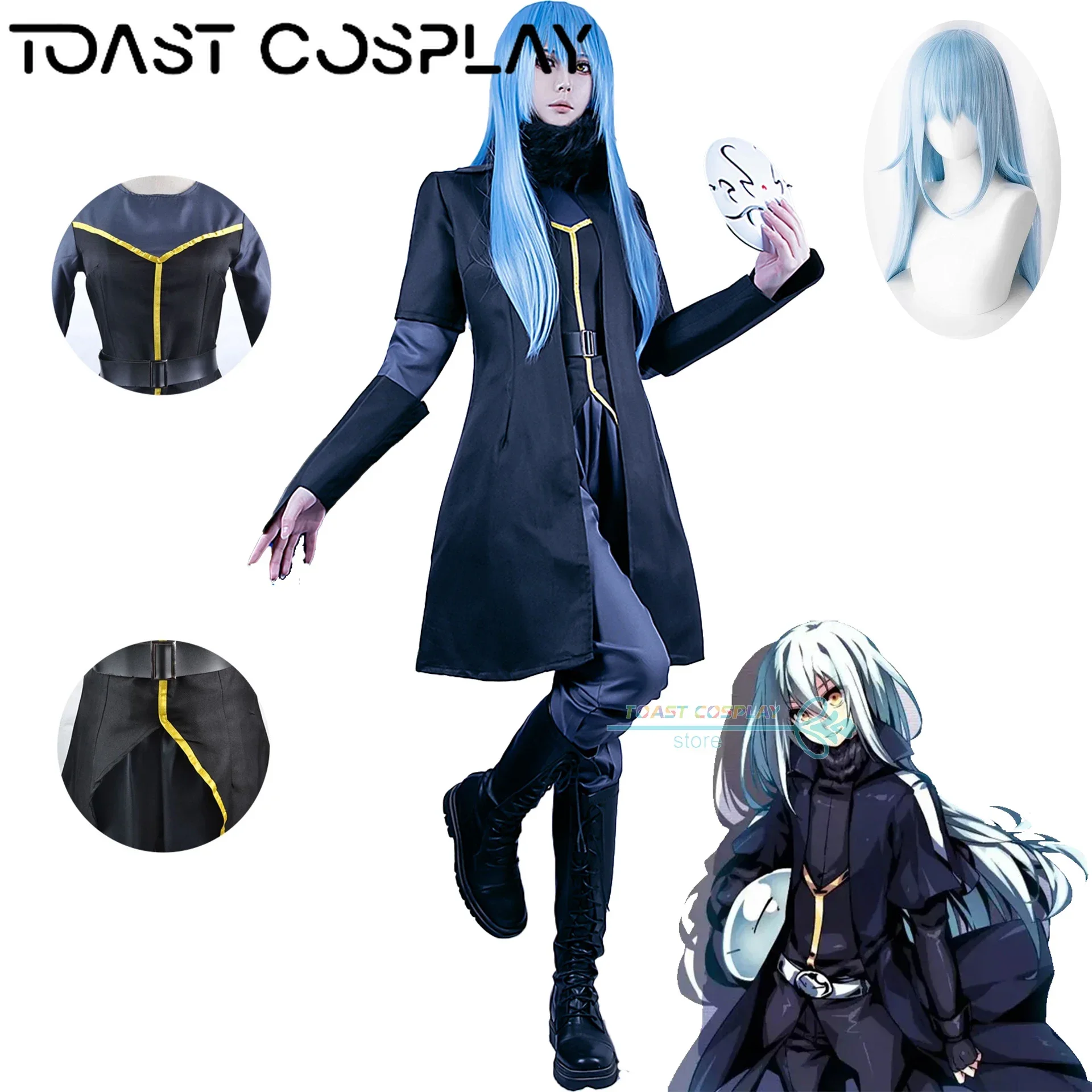 Anime Cosplay That Time I Got Reincarnated as a Slime Cos Costume Outfit Rimuru Tempest Halloween Clothing for Men and Women
Anime Cosplay That Time I Got Reincarnated as a Slime Cos Costume Outfit Rimuru Tempest Halloween Clothing for Men and Women