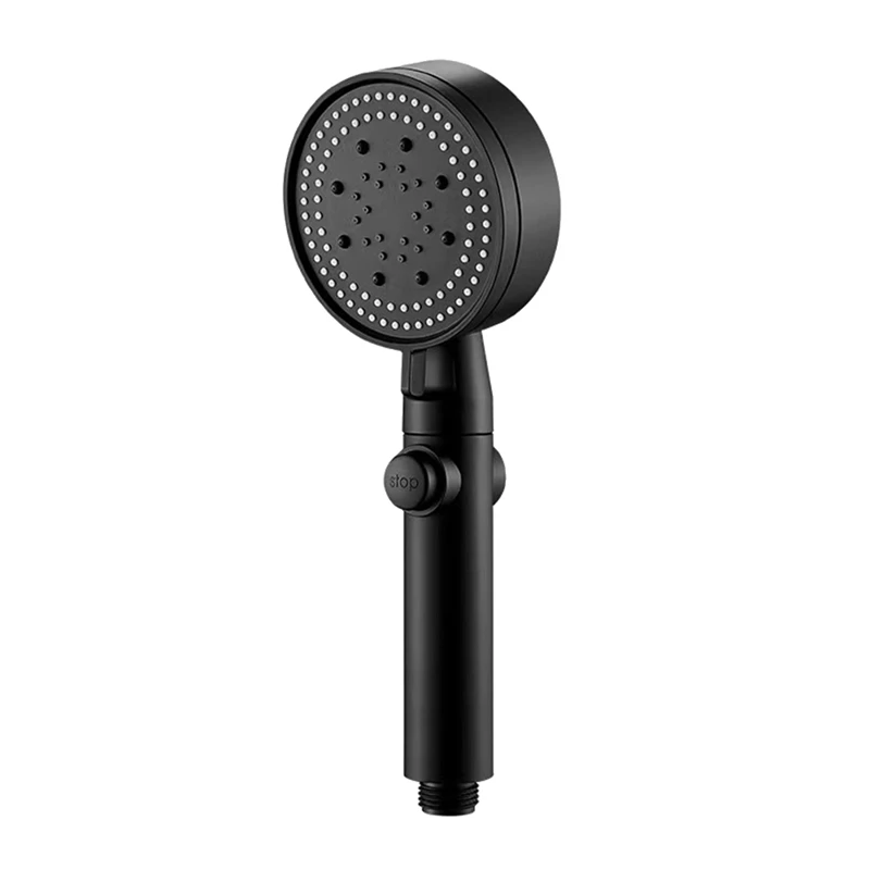 New Five-Speed Multi-Function Large Water Spray Super Supercharged Shower Shower Head Black Silver Shower Head Single Head
New Five-Speed Multi-Function Large Water Spray Super Supercharged Shower Shower Head Black Silver Shower Head Single Head