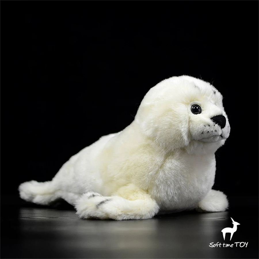 

Белый морской котик Гренландии, милая плюшевая игрушка в стиле аниме, плюшевая игрушка, реалистичные животные, имитация мягкой куклы, игрушка Kawai