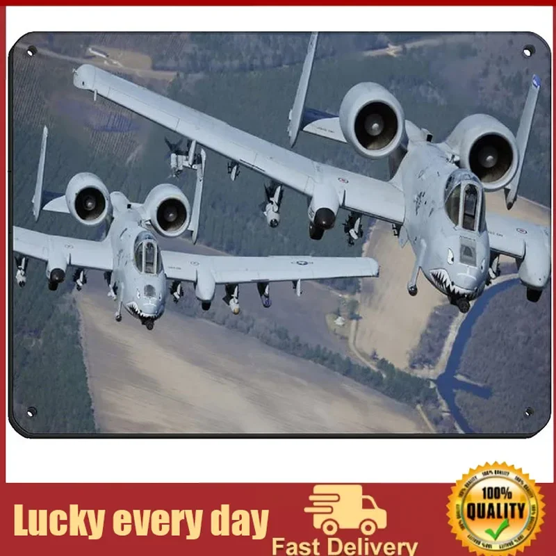 Aircraft Tin Sign A10 Warthog Thunderbolt Tin Sign Vintage Metal Pub Club Cafe bar Home Wall Art Decoration Poster Retro
Aircraft Tin Sign A10 Warthog Thunderbolt Tin Sign Vintage Metal Pub Club Cafe bar Home Wall Art Decoration Poster Retro