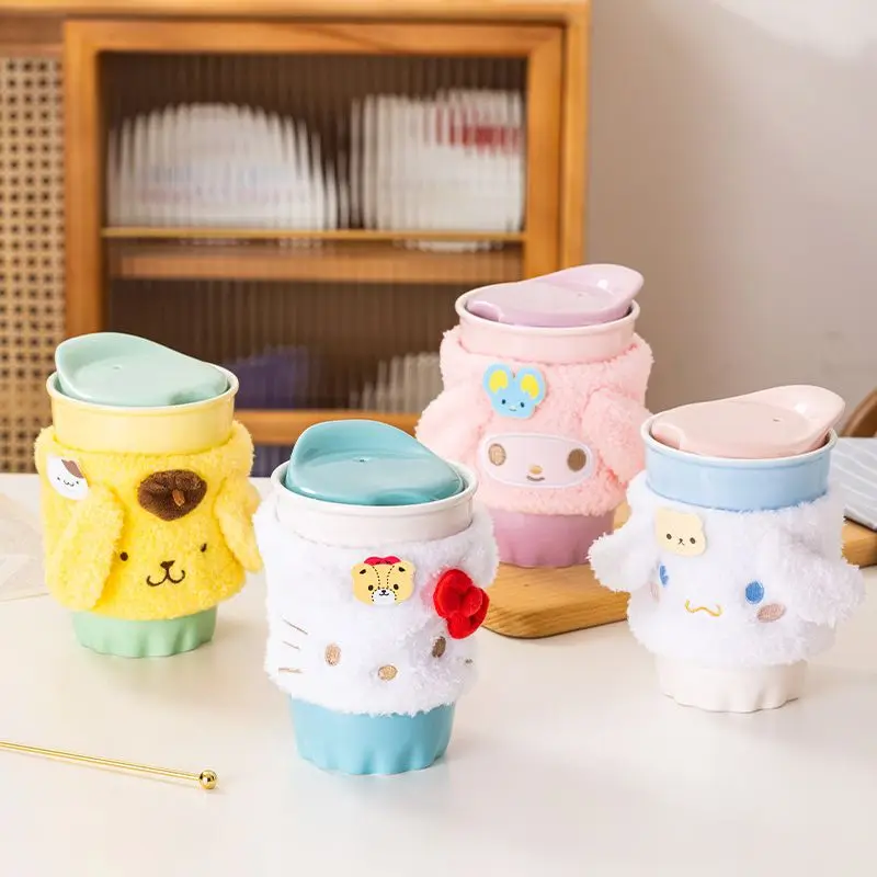 New Sanrio Kawaii HelloKitty 360ml Mug My Melody Ceramic Water Cup with Lid Cartoon Cute Creative Home Water Cup Girl Gift
New Sanrio Kawaii HelloKitty 360ml Mug My Melody Ceramic Water Cup with Lid Cartoon Cute Creative Home Water Cup Girl Gift