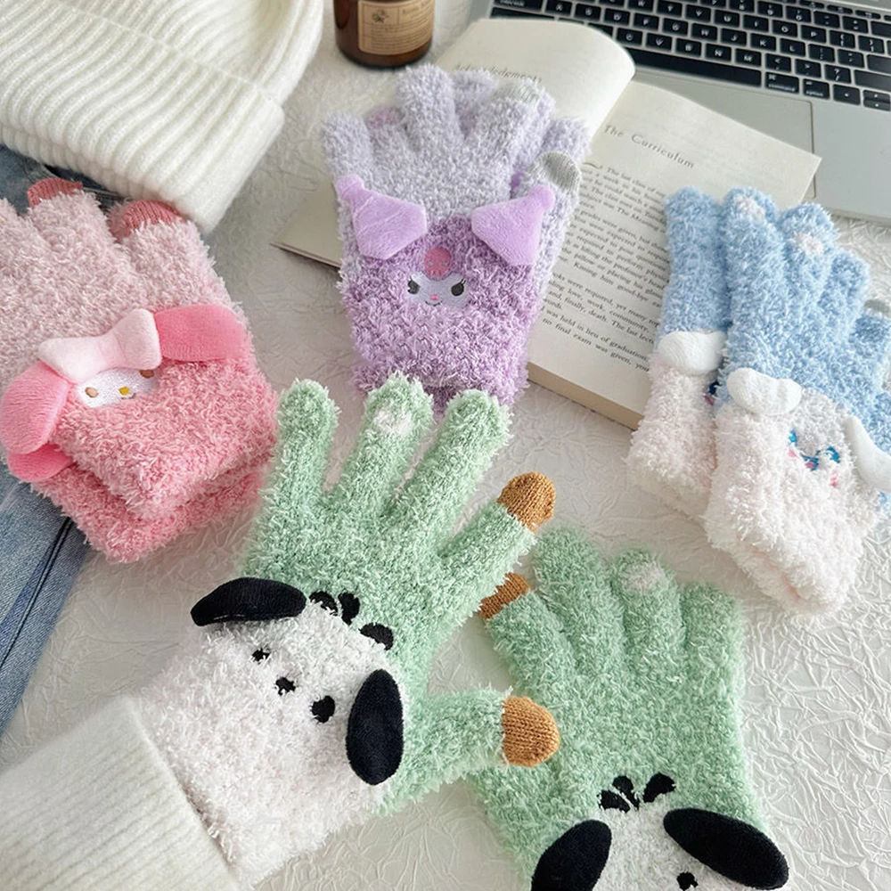 Sanrio Glove Kawaii Plushie Kuromi My Melody Pochacco Granular Pile Keep Warm In Winter Cinnamoroll Five Fingered Gloves Gifts
Sanrio Glove Kawaii Plushie Kuromi My Melody Pochacco Granular Pile Keep Warm In Winter Cinnamoroll Five Fingered Gloves Gifts
