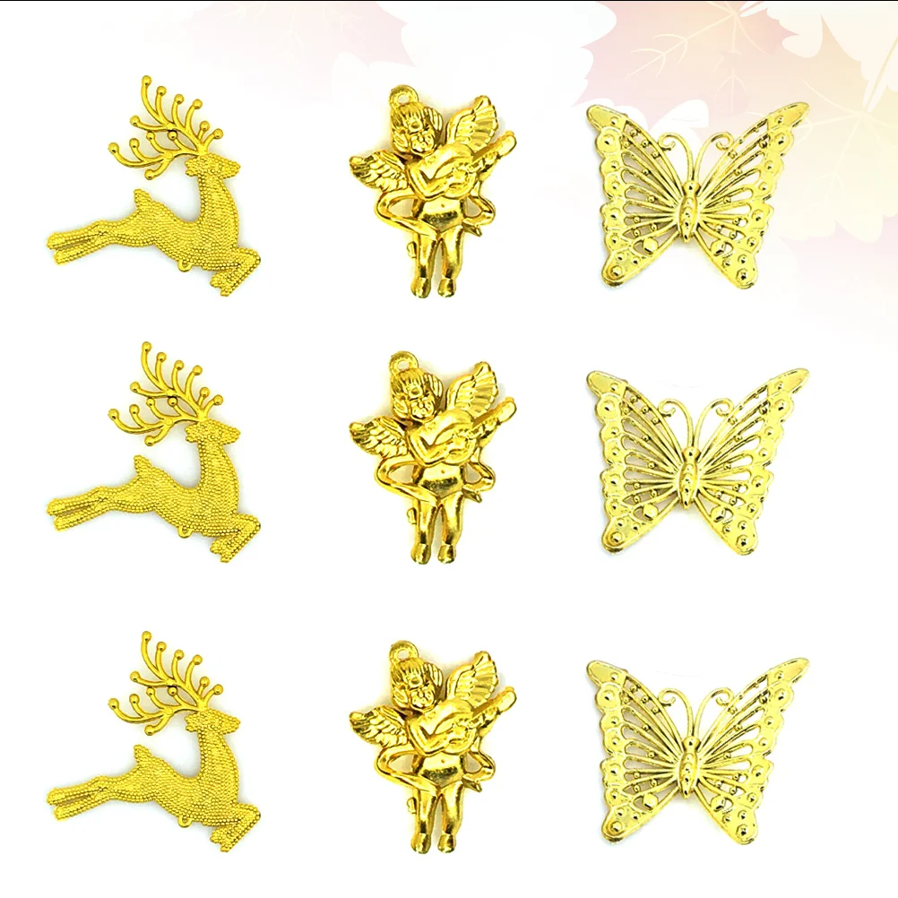 18pcs Angel Deer Hanging Ornament Christmas Tree Pendant Party Decorative Accessory (6pcs Golden Angel, 6pcs Golden Deer, 6pcs
18pcs Angel Deer Hanging Ornament Christmas Tree Pendant Party Decorative Accessory (6pcs Golden Angel, 6pcs Golden Deer, 6pcs