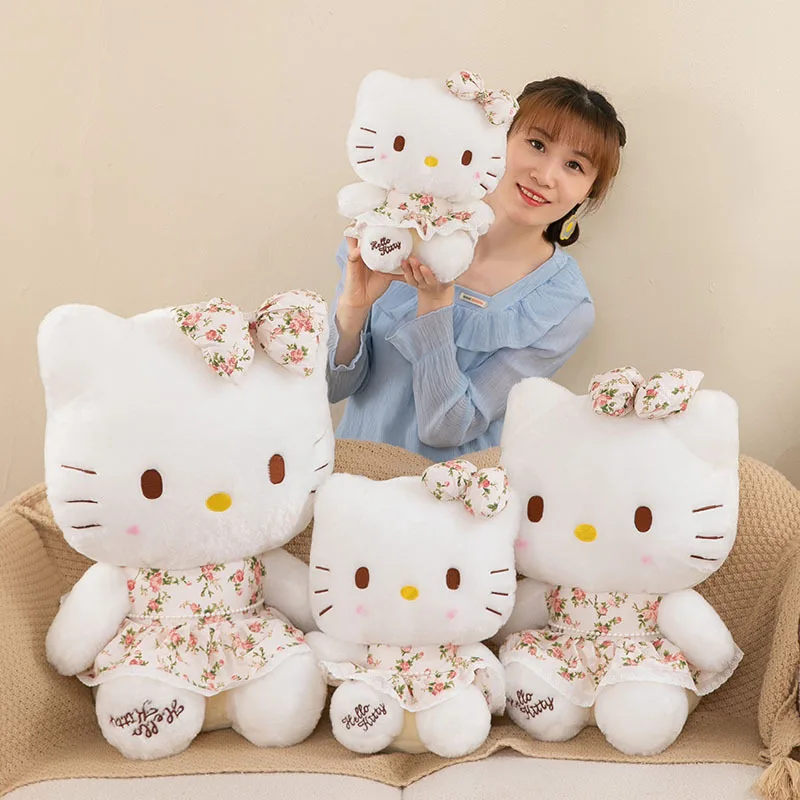 Новинка, милая плюшевая игрушка Sanrio Hello Kitty, кукла-кошка, большая тряпичная кукла, детский подарок на день рождения
Новинка, милая плюшевая игрушка Sanrio Hello Kitty, кукла-кошка, большая тряпичная кукла, детский подарок на день рождения