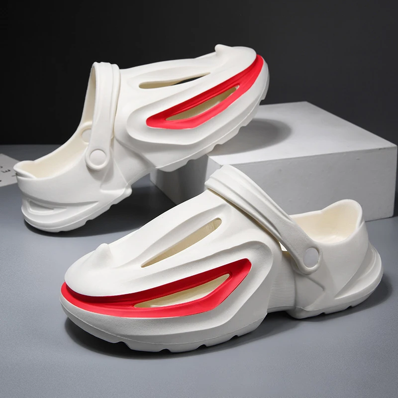 3.5CM Platfrom Texture Solid Colours Decor Vented Clogs Slides Outdoor Beach Sandals Soft Summer Slippers Men Bread Shoes
3.5CM Platfrom Texture Solid Colours Decor Vented Clogs Slides Outdoor Beach Sandals Soft Summer Slippers Men Bread Shoes