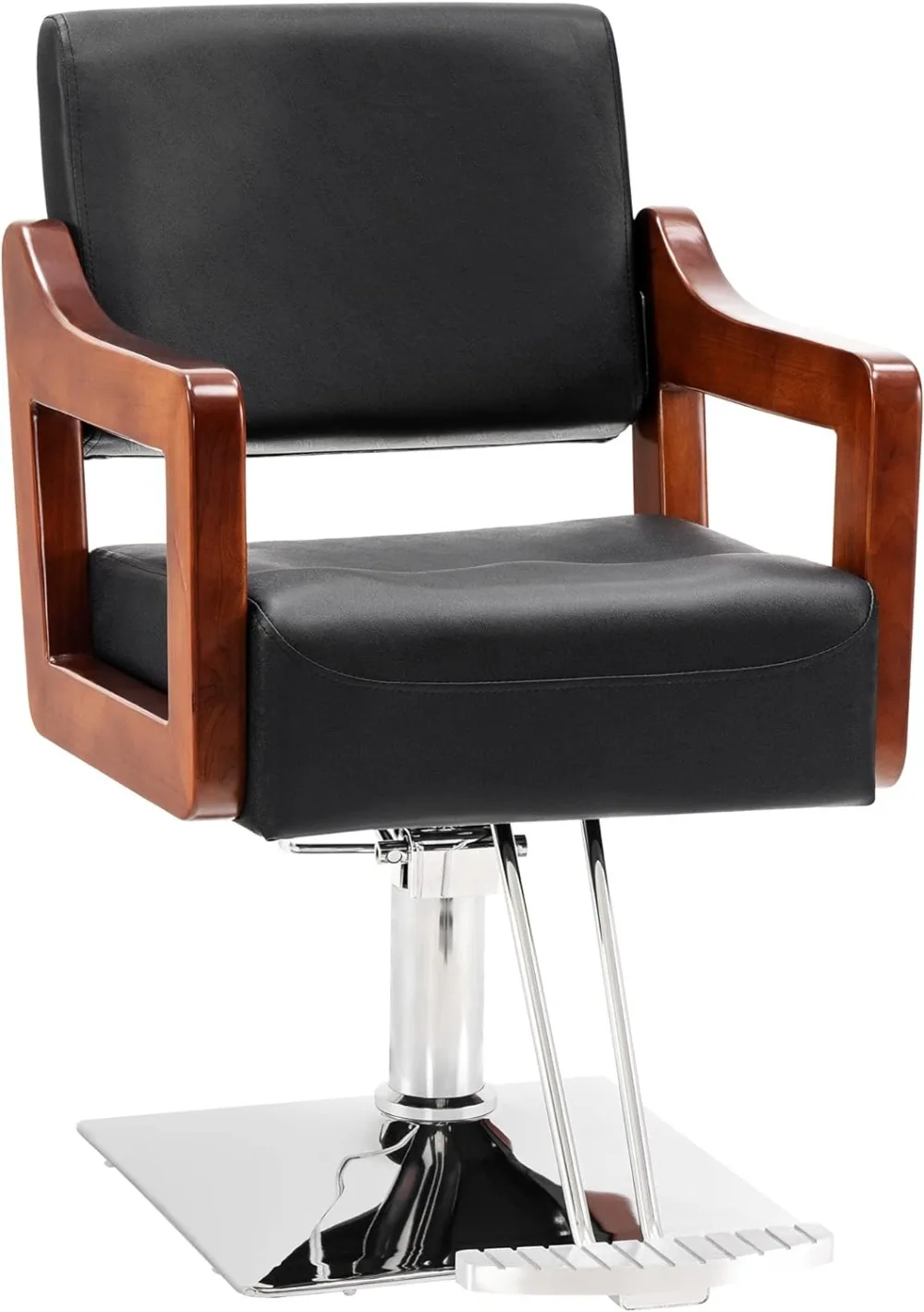

BarberPub Salon Chair for Hair Stylist, Classic Hydraulic Barber Styling Chair, Beauty Spa Equipment 8812 (Black)