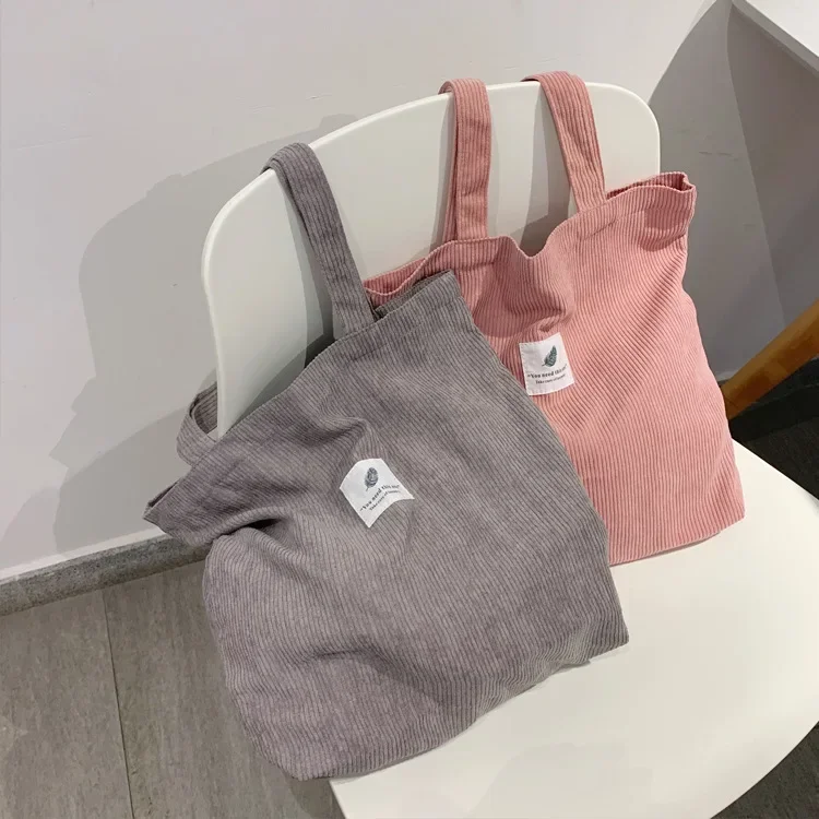 Bags for Women 2024 Corduroy Shoulder Bag Reusable Shopping Bags Casual Tote Female Handbag for A Certain Number of Dropshipping
Bags for Women 2024 Corduroy Shoulder Bag Reusable Shopping Bags Casual Tote Female Handbag for A Certain Number of Dropshipping